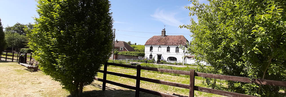 Newton Toney Wiltshire village image of the Malet Arms pub